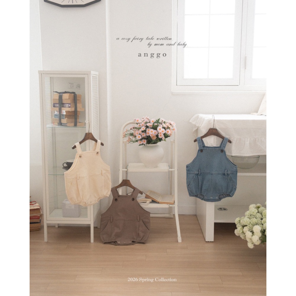 Anggo春季可愛吊帶包屁衣-細節圖3