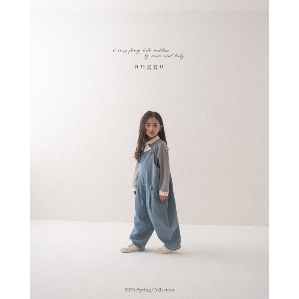 Anggo 春季可愛吊帶長褲-細節圖8
