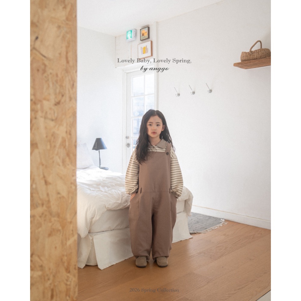 Anggo 春季可愛吊帶長褲-細節圖9