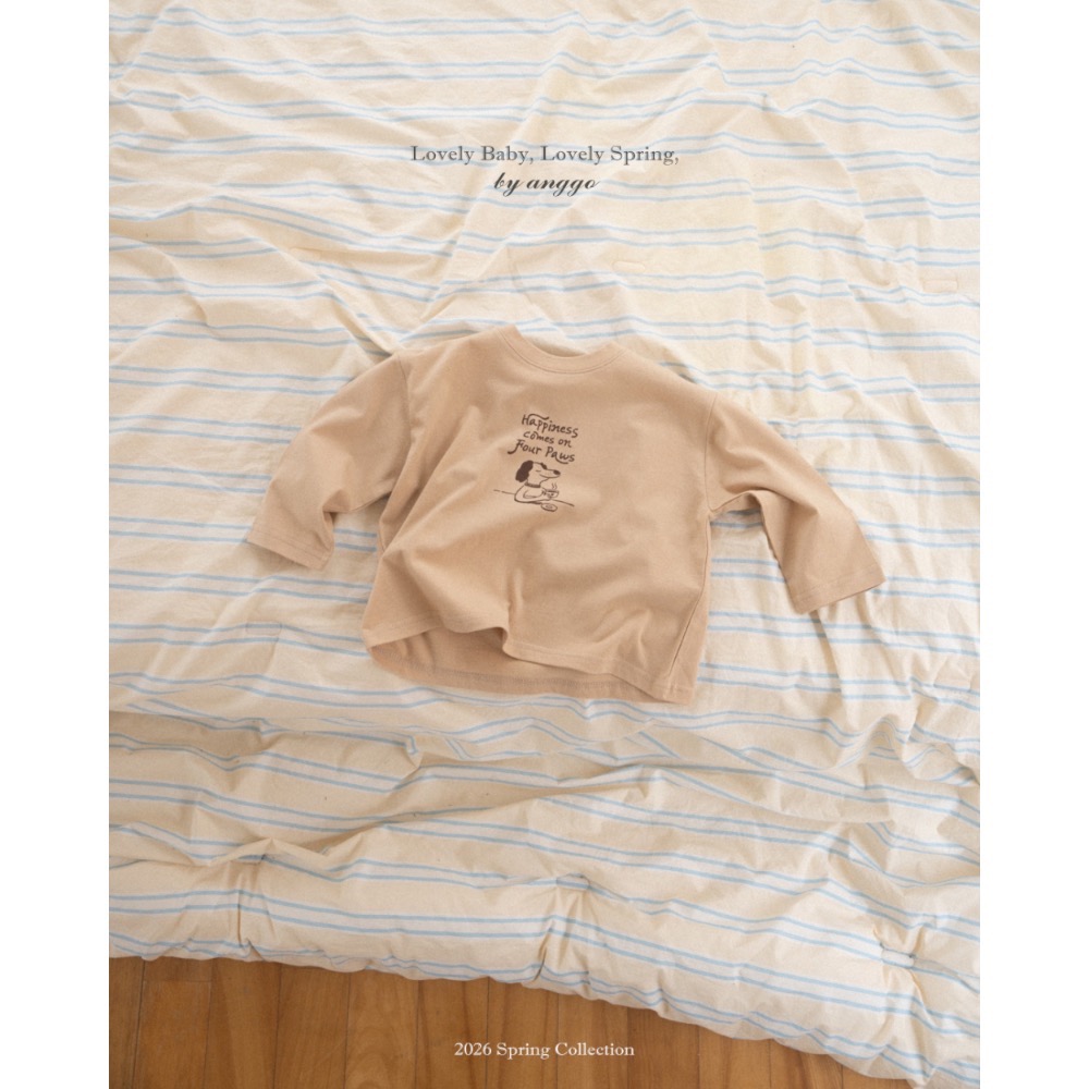 Anggo 春季小狗印花T恤-細節圖4