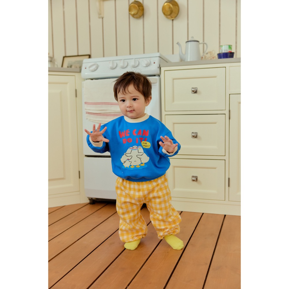 Sera 春季好朋友打氣格子褲套裝-細節圖3