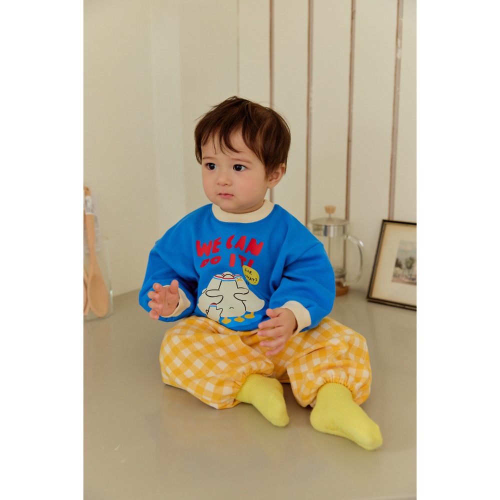 Sera 春季好朋友打氣格子褲套裝-細節圖4