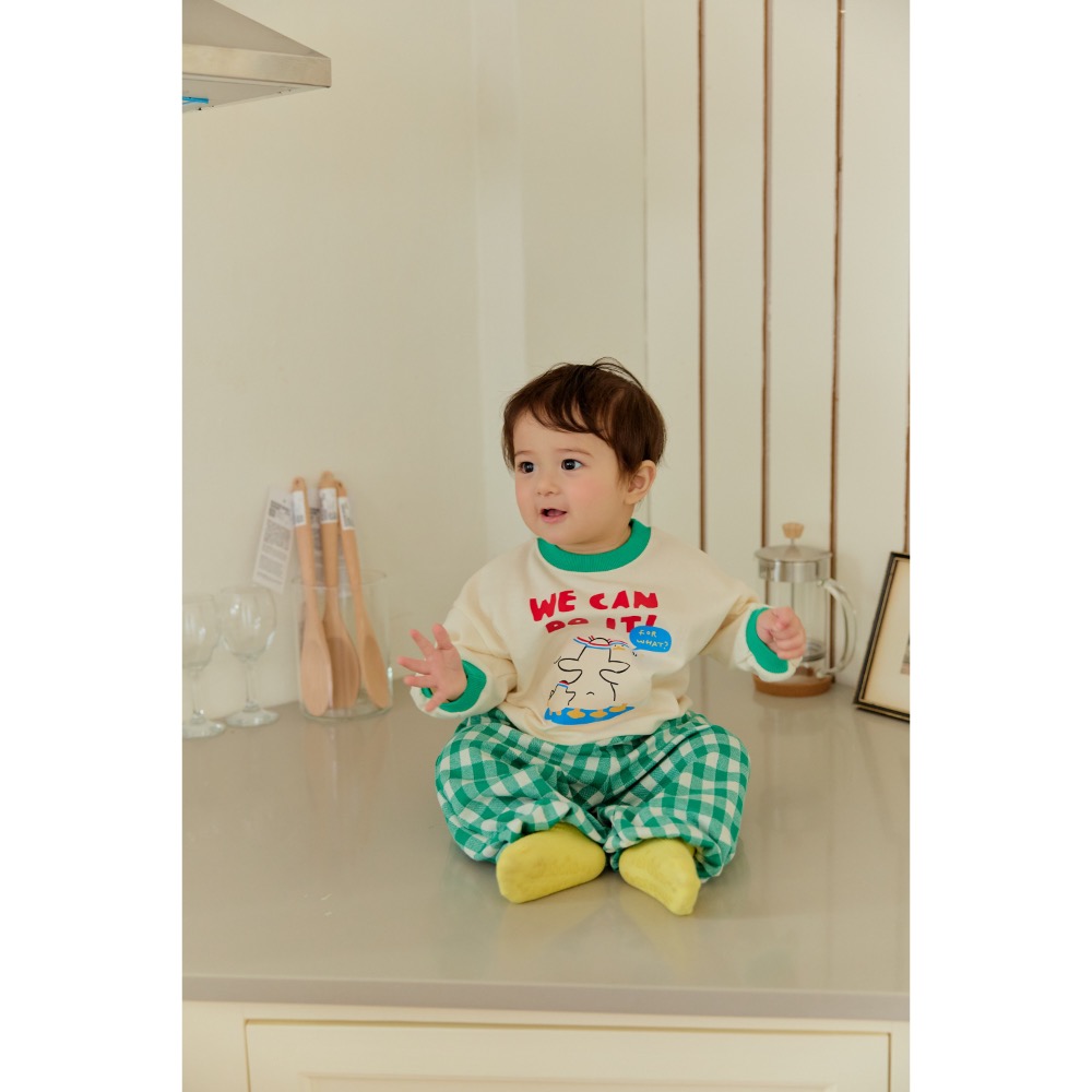 Sera 春季好朋友打氣格子褲套裝-細節圖6