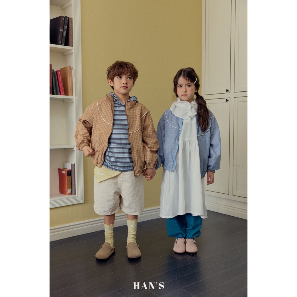 Hans 春季格子防風外套-細節圖4