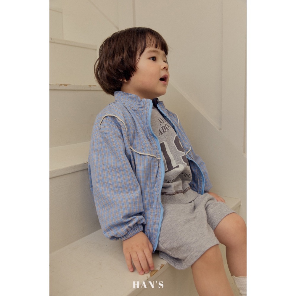 Hans 春季格子防風外套-細節圖5