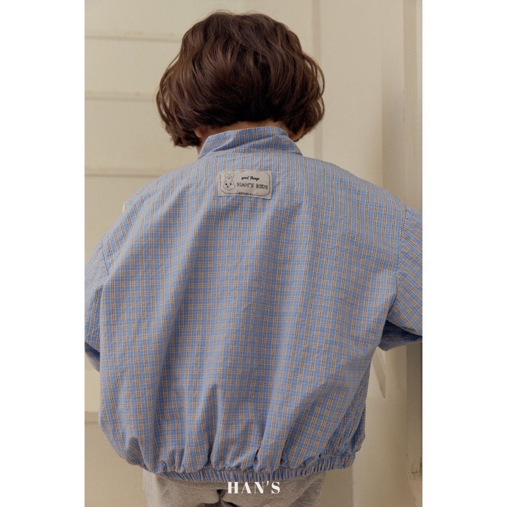 Hans 春季格子防風外套-細節圖6