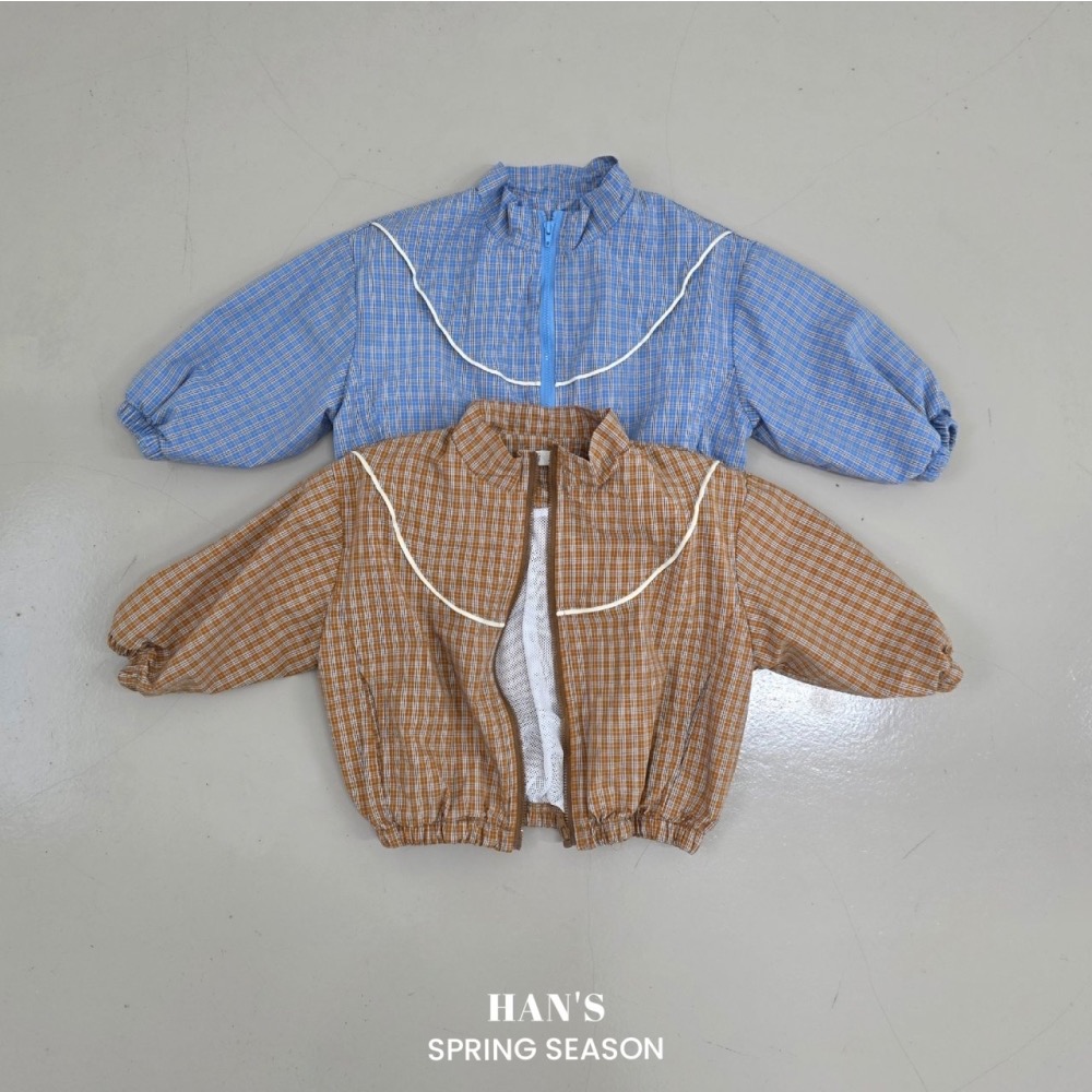 Hans 春季格子防風外套-細節圖8