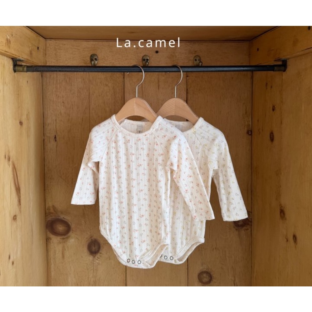 La Camel春季碎花居家包屁衣-細節圖3