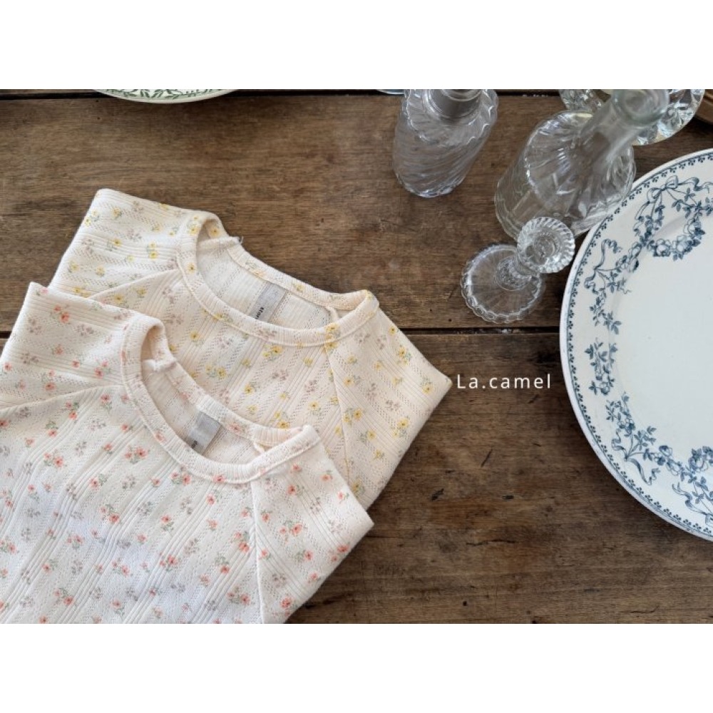 La Camel春季碎花居家包屁衣-細節圖5