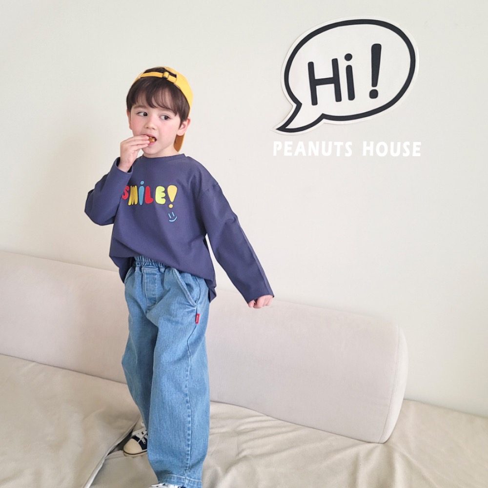 PEANUTS 春季微笑字母印花上衣-細節圖3