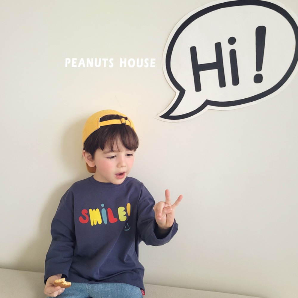 PEANUTS 春季微笑字母印花上衣-細節圖4