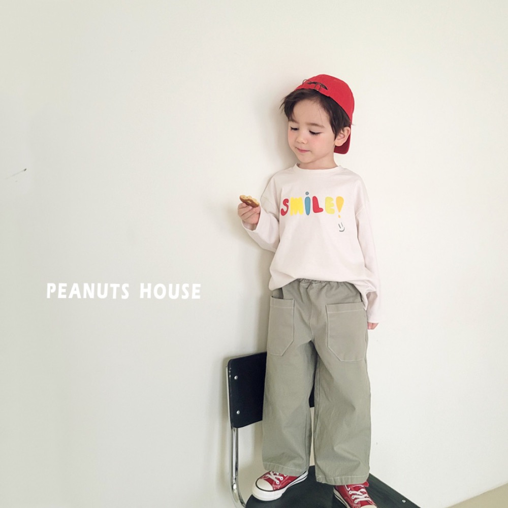 PEANUTS 春季微笑字母印花上衣-細節圖5