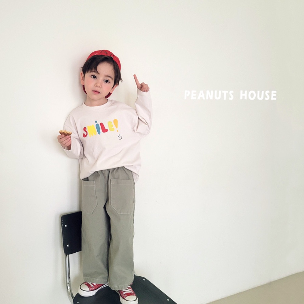 PEANUTS 春季微笑字母印花上衣-細節圖6