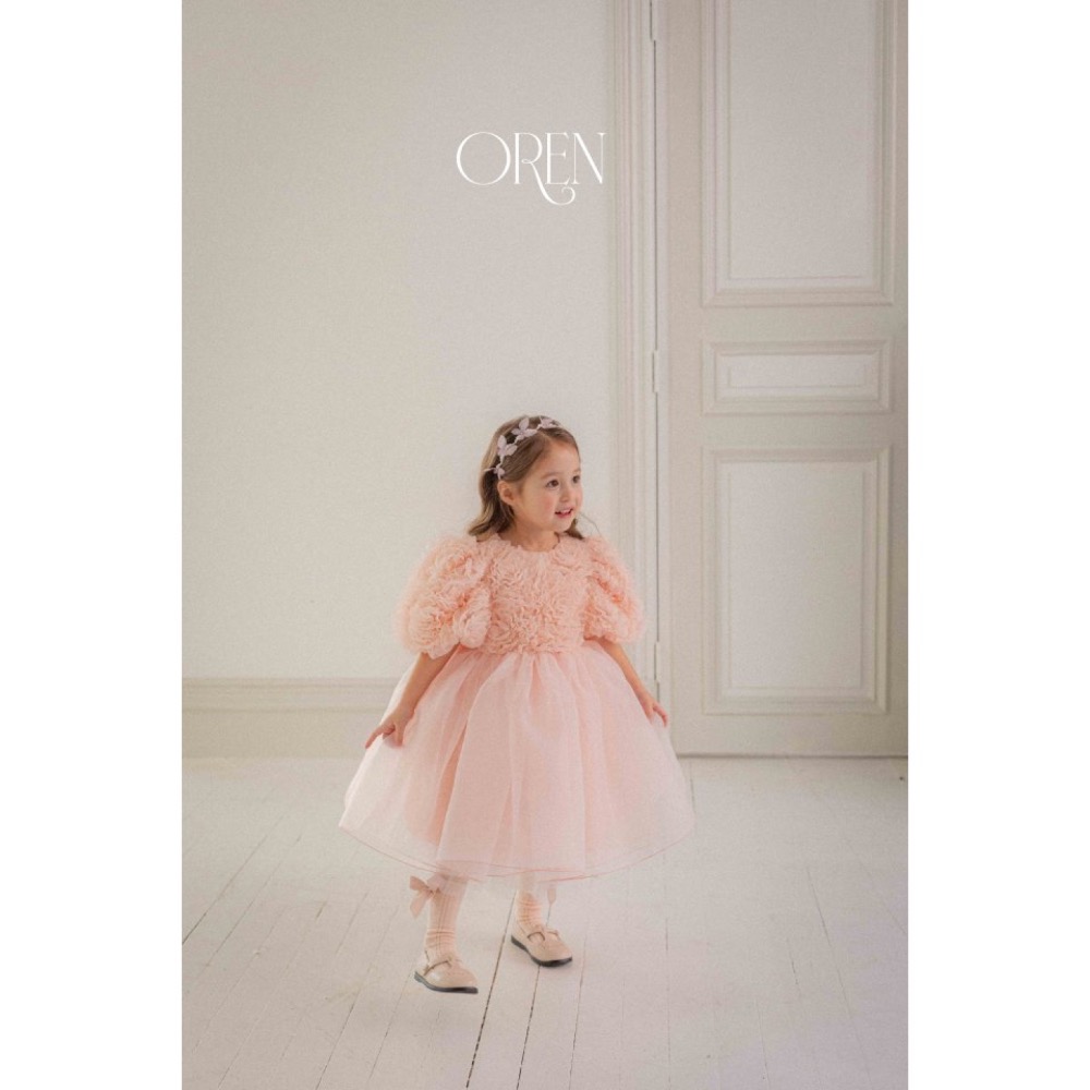 Oren 春季花苞周歲婚禮洋裝/包屁洋裝-細節圖5