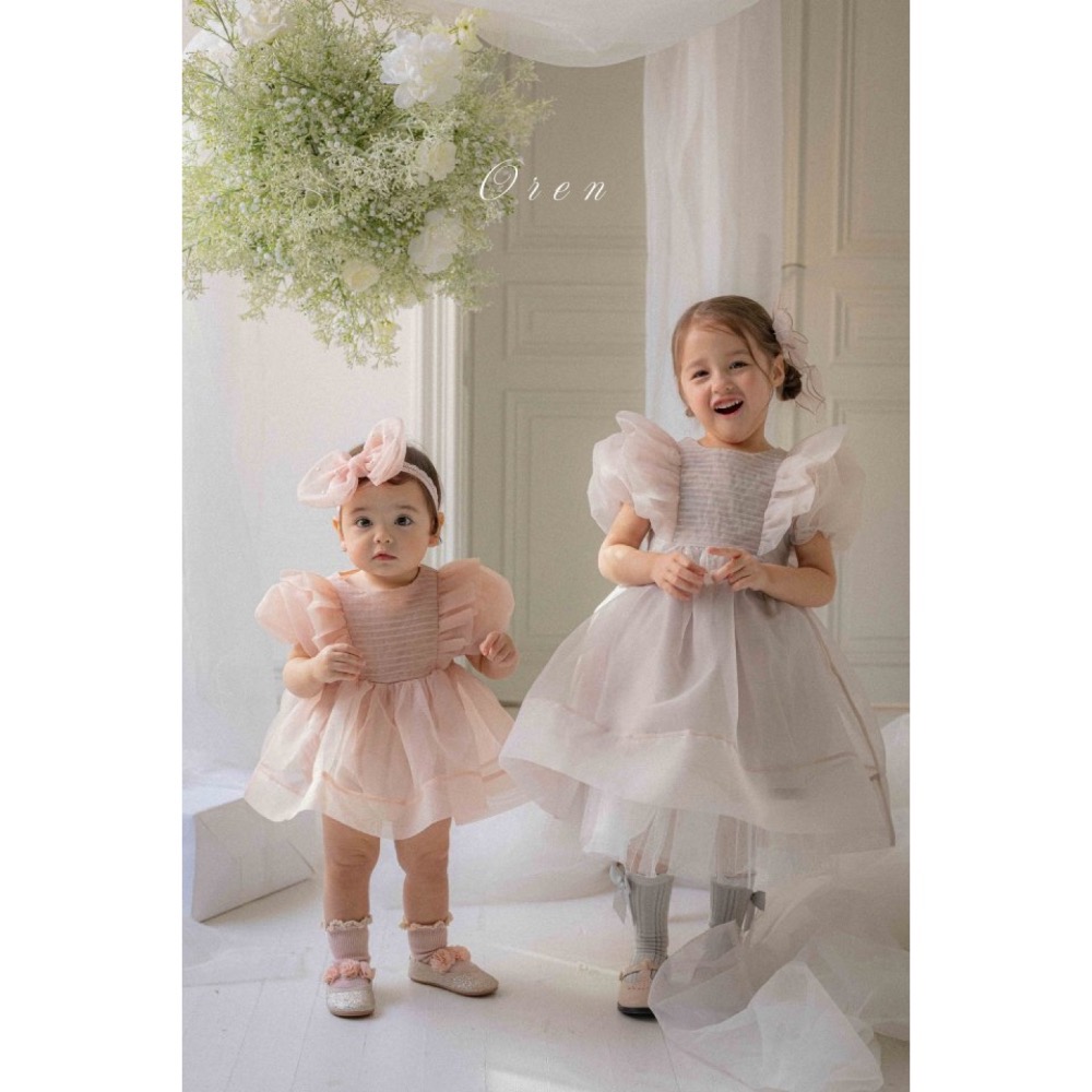 Oren 春季童話公主設計洋裝/包屁洋裝-細節圖2