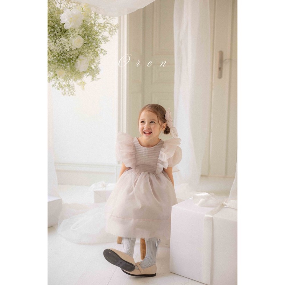 Oren 春季童話公主設計洋裝/包屁洋裝-細節圖3