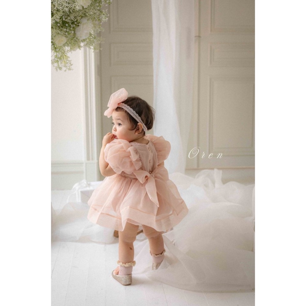 Oren 春季童話公主設計洋裝/包屁洋裝-細節圖8