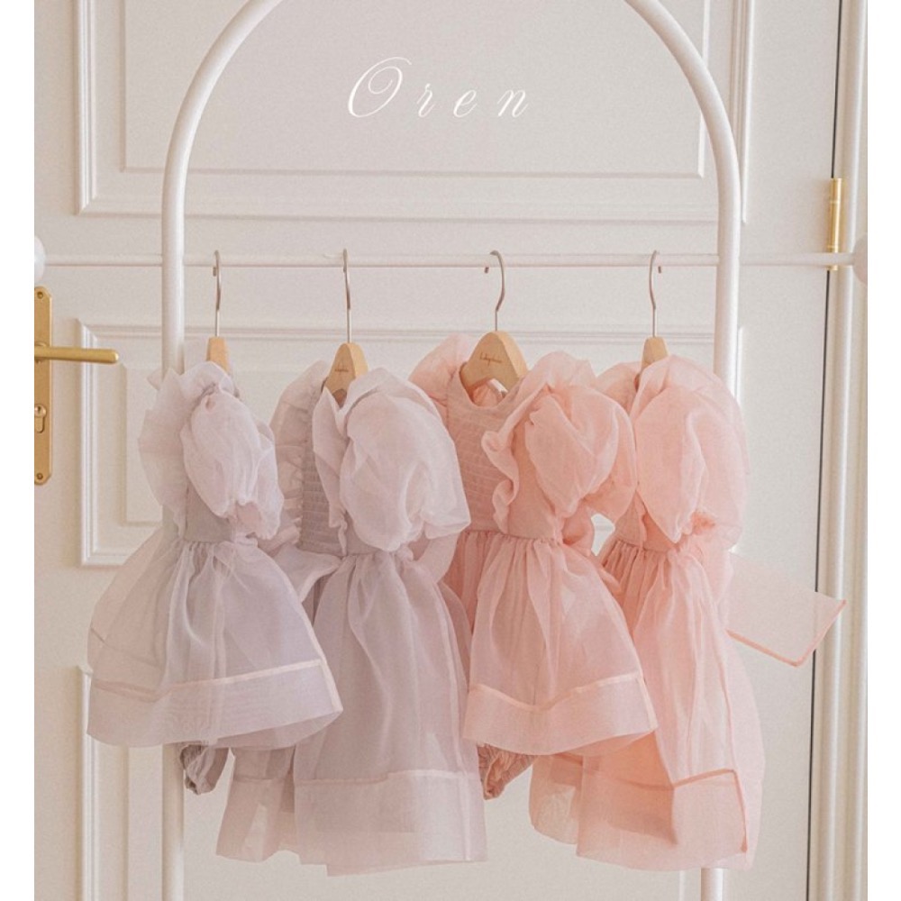 Oren 春季童話公主設計洋裝/包屁洋裝-細節圖10
