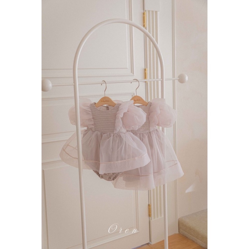 Oren 春季童話公主設計洋裝/包屁洋裝-細節圖11