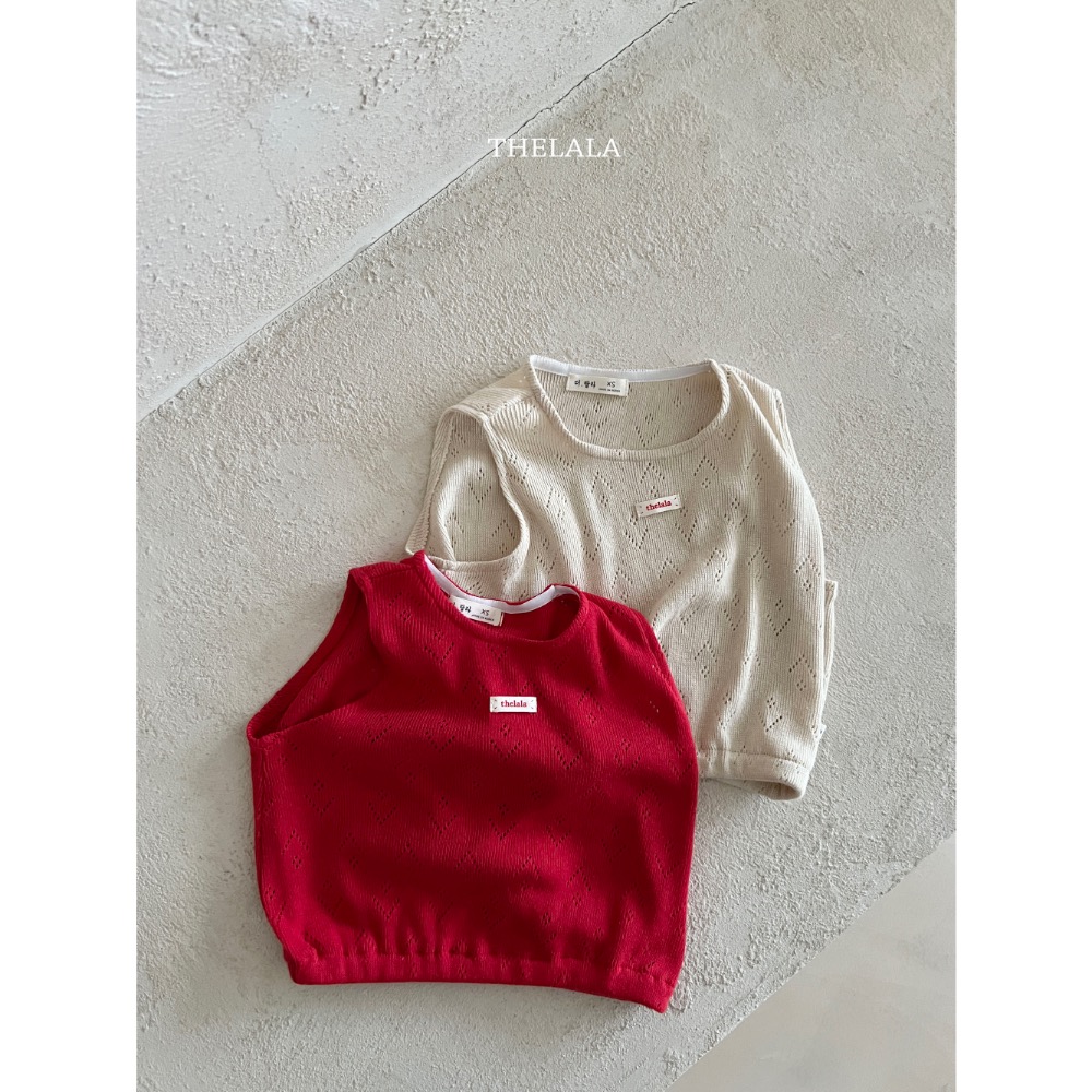 The lala 春季小標籤背心-細節圖2