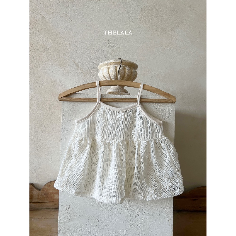 The lala 春季親子母女蕾絲外搭上衣-細節圖2
