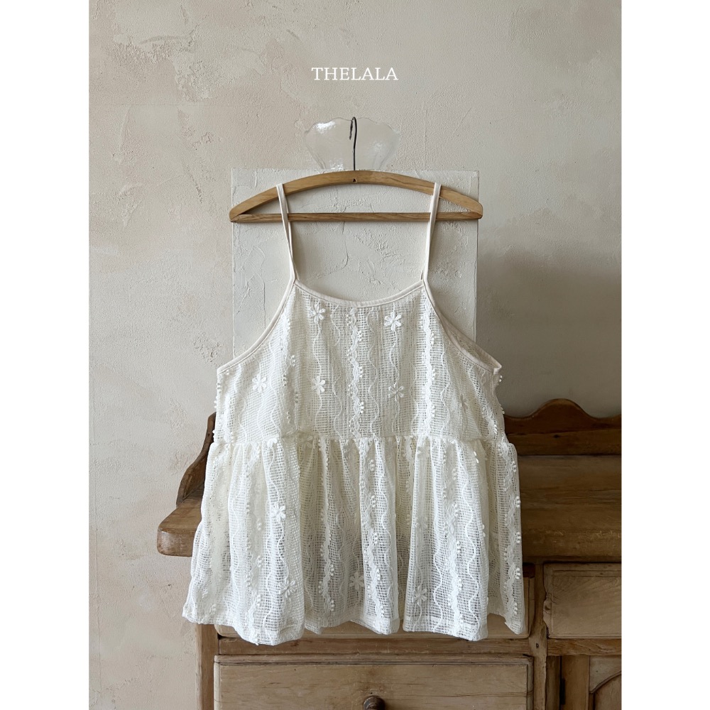 The lala 春季親子母女蕾絲外搭上衣-細節圖3