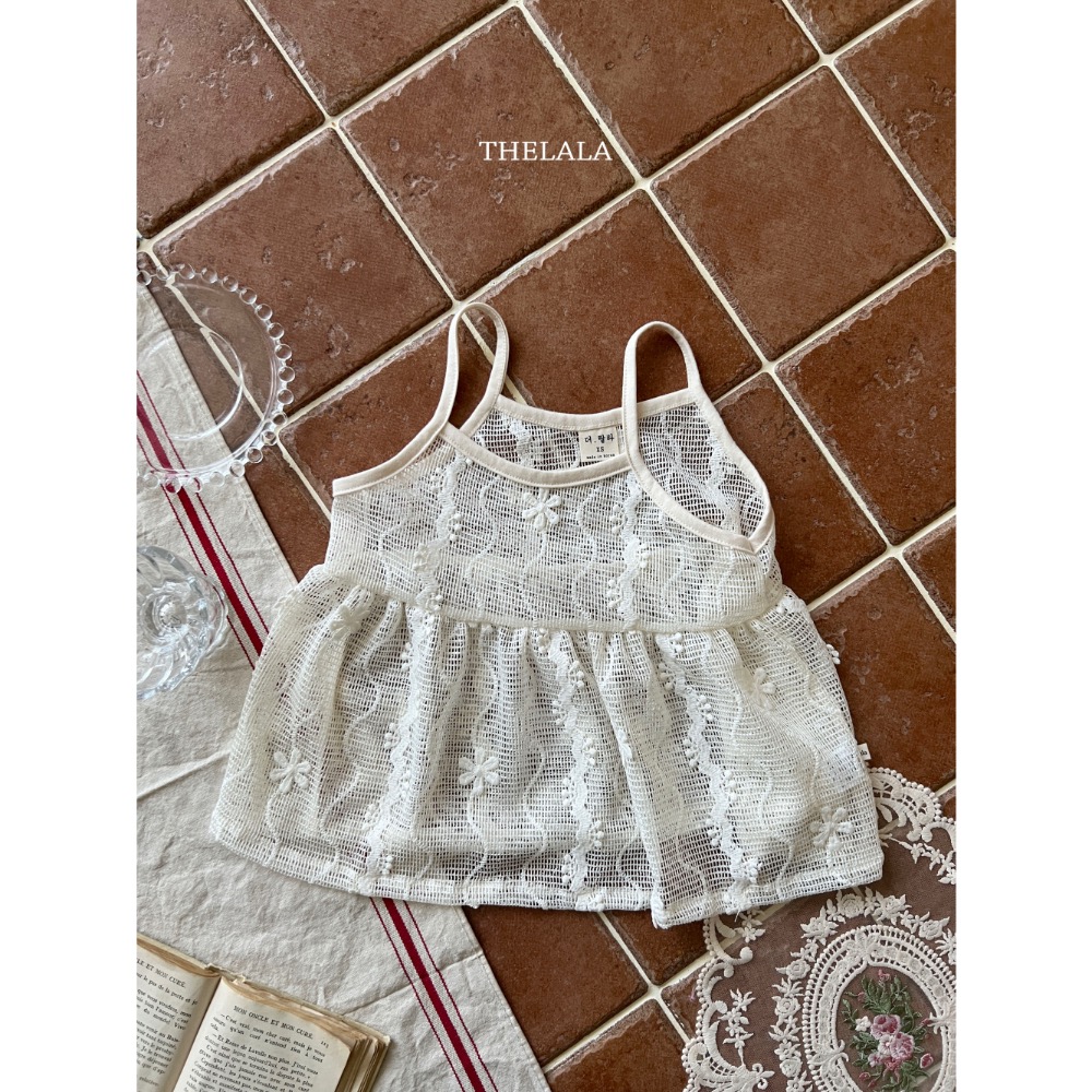 The lala 春季親子母女蕾絲外搭上衣-細節圖4