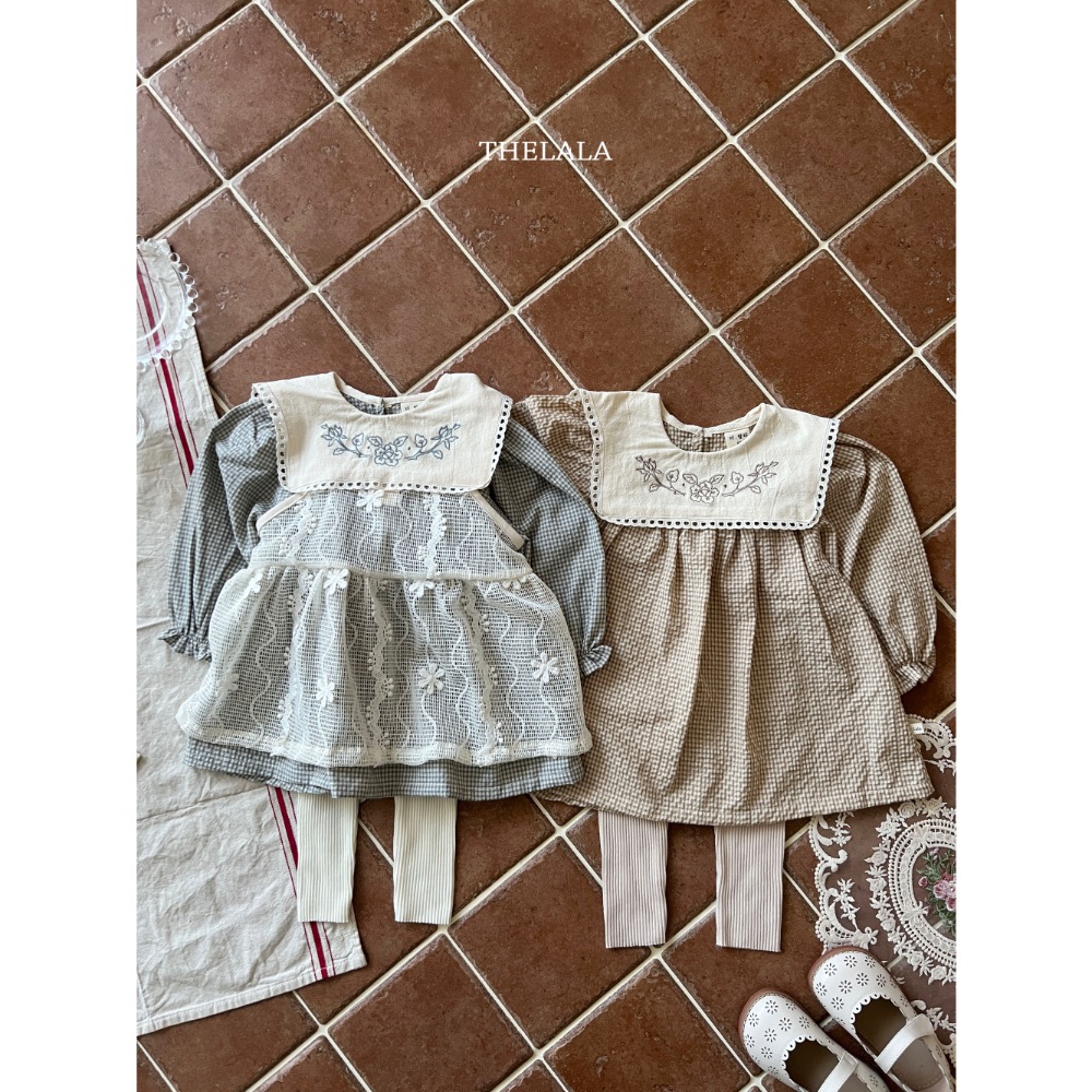 The lala 春季親子母女蕾絲外搭上衣-細節圖8