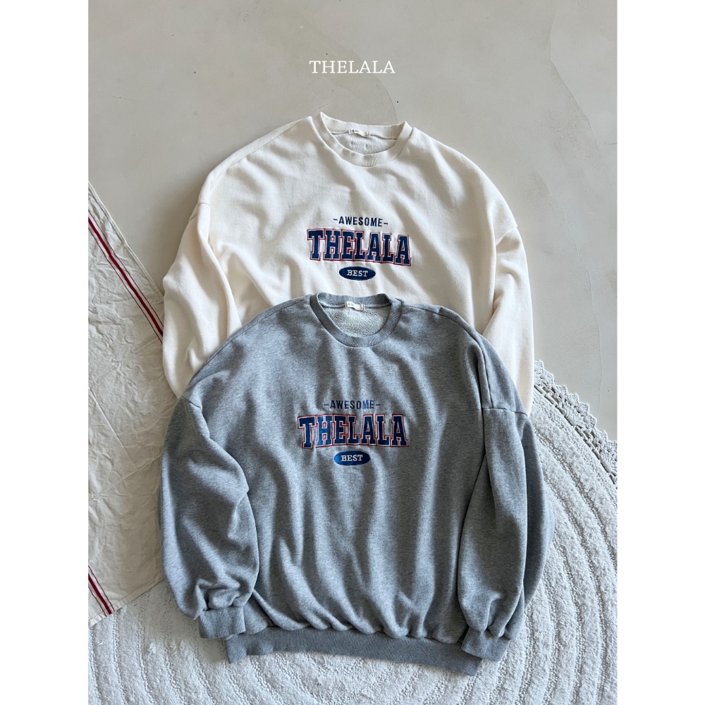 The lala 春季美式字母親子上衣-細節圖6