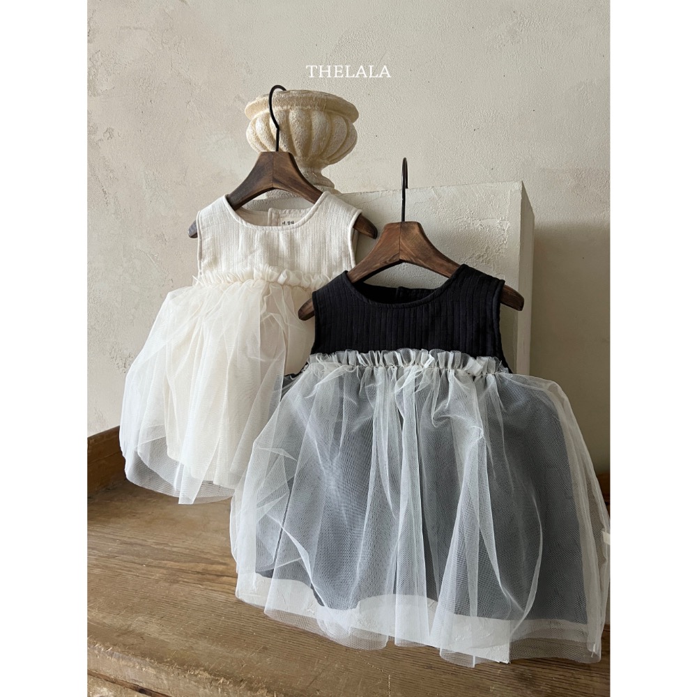 The lala春季氣質花束背心洋裝/包屁洋-細節圖3