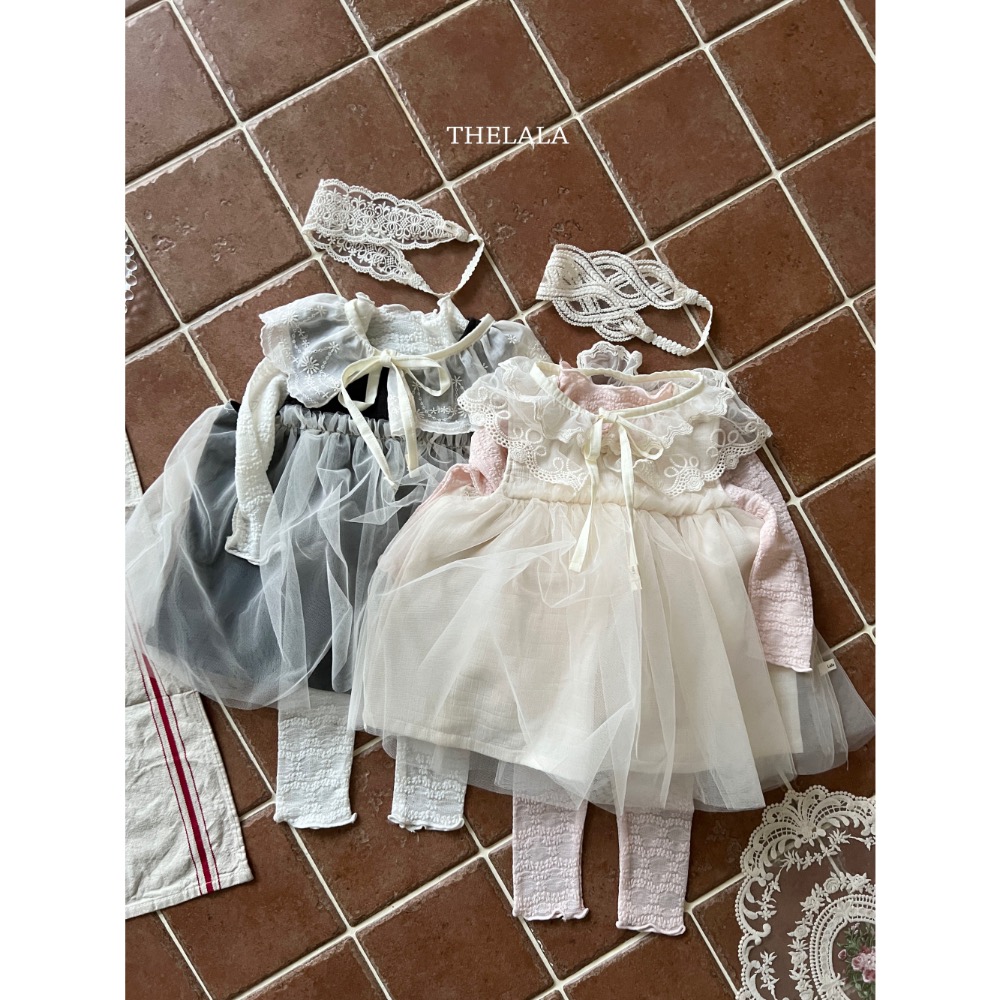 The lala春季氣質花束背心洋裝/包屁洋-細節圖7