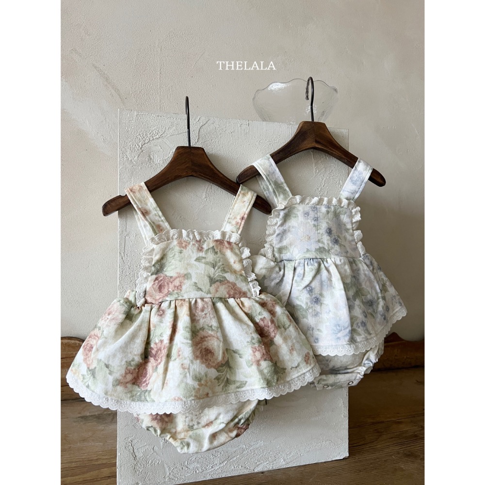 The lala 春季花花世界洋裝/包屁洋-細節圖6