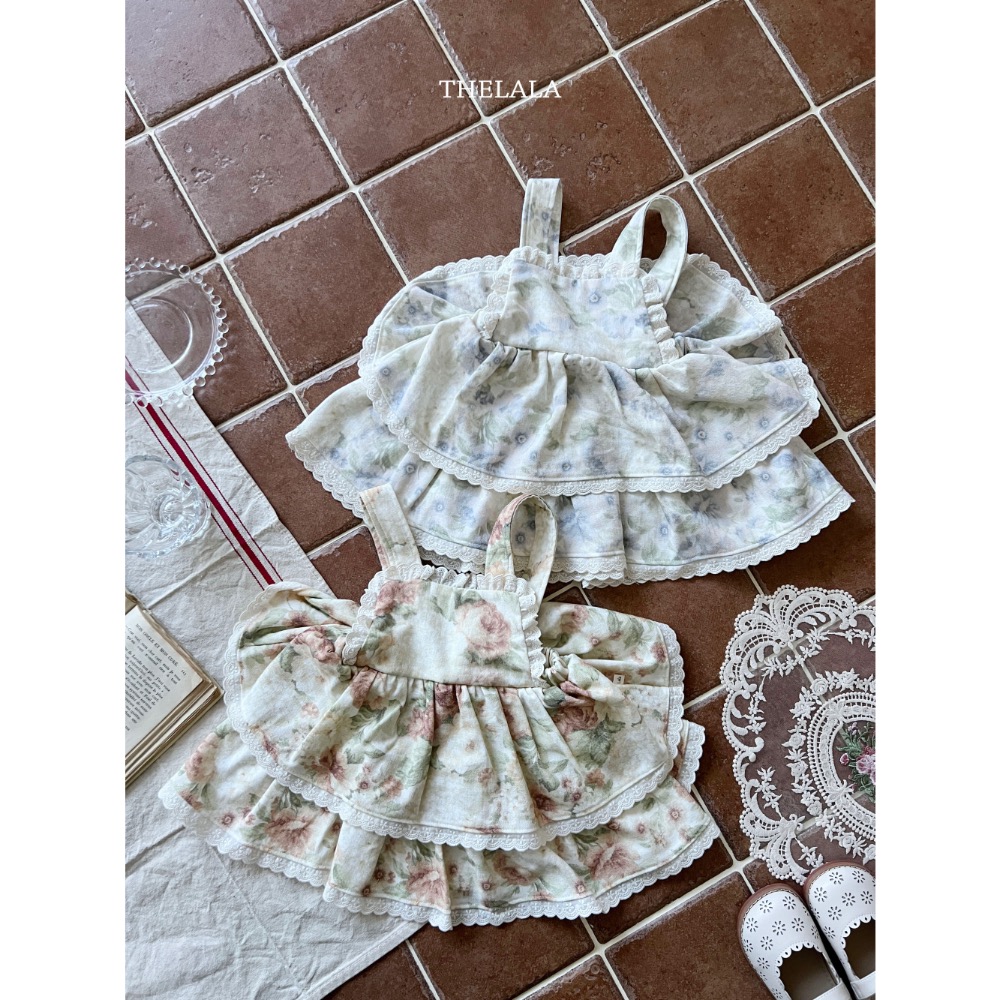 The lala 春季花花世界洋裝/包屁洋-細節圖9