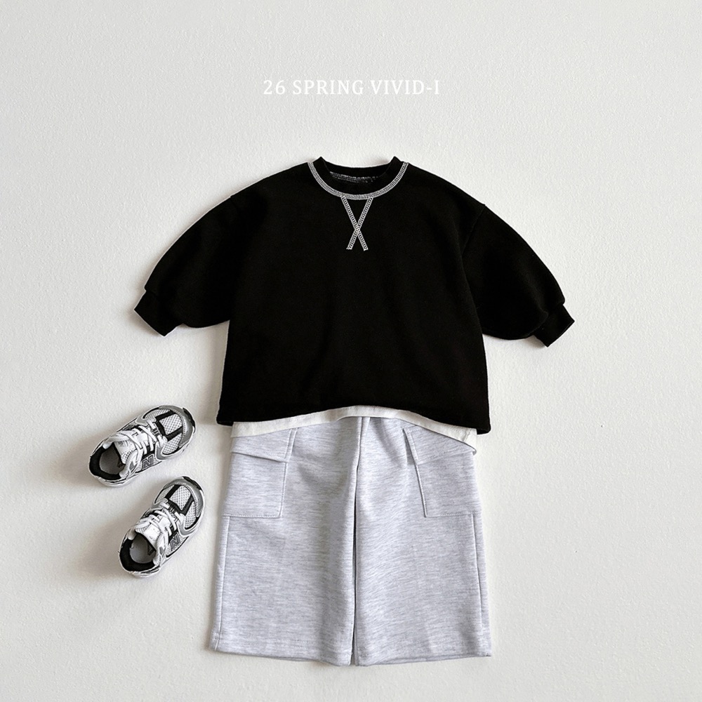 VIVID 春季撞色車線大學T-細節圖3