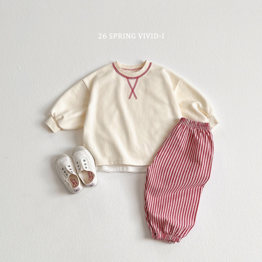 VIVID 春季撞色車線大學T-細節圖11