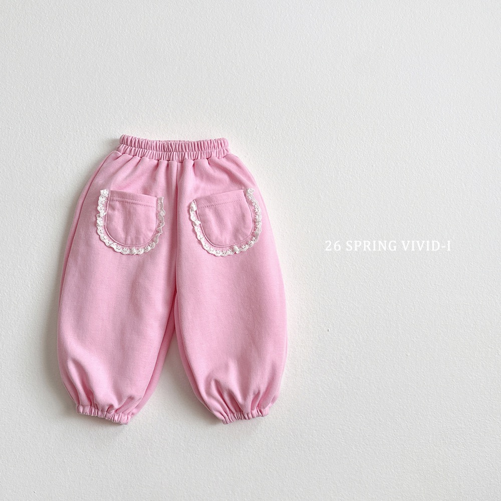 VIVID 春季口袋縮口運動長褲-細節圖3