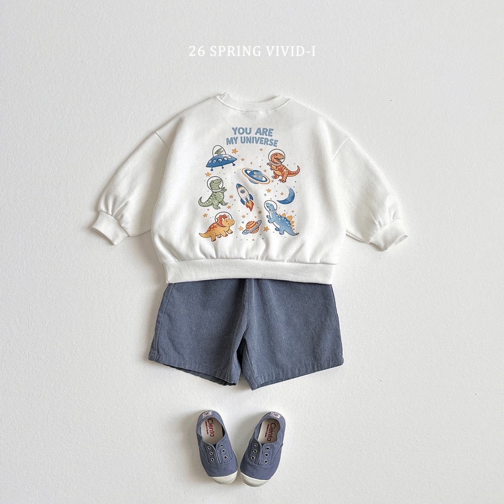 VIVID 春季前後恐龍圖案大學T-細節圖3