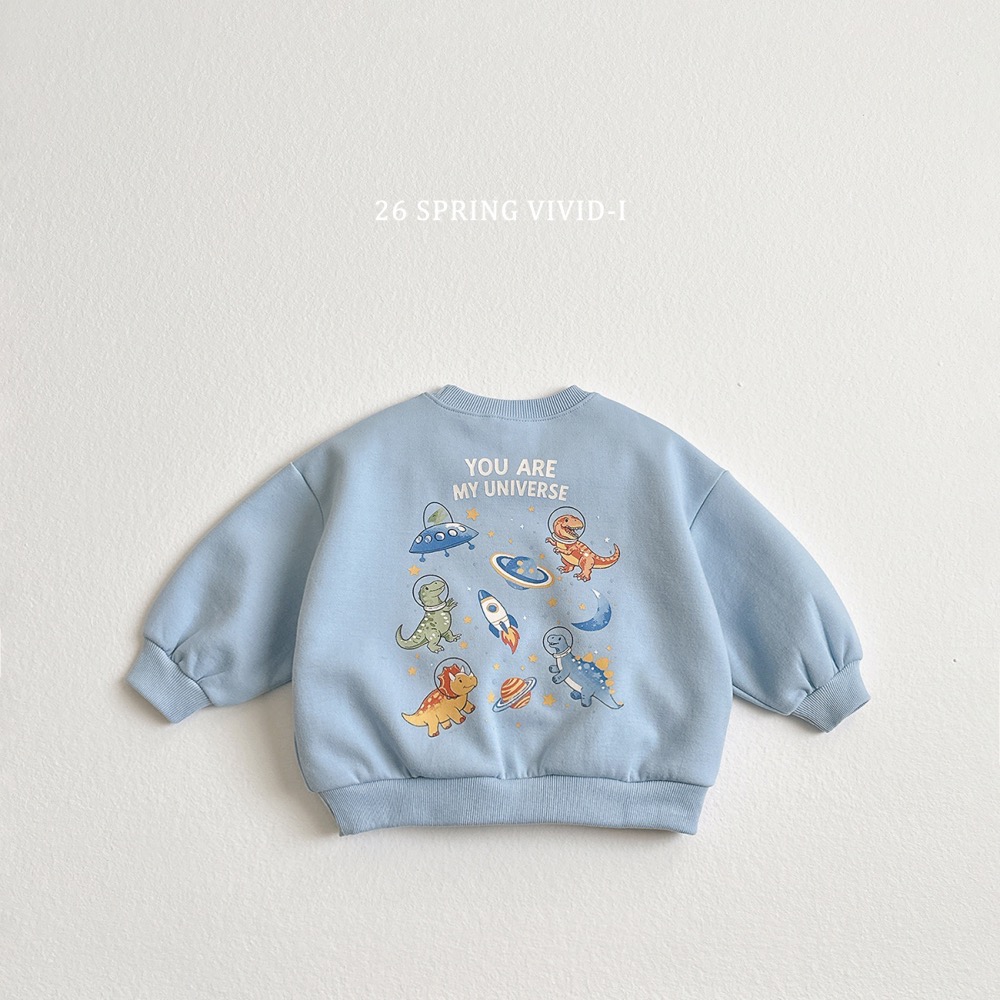 VIVID 春季前後恐龍圖案大學T-細節圖4