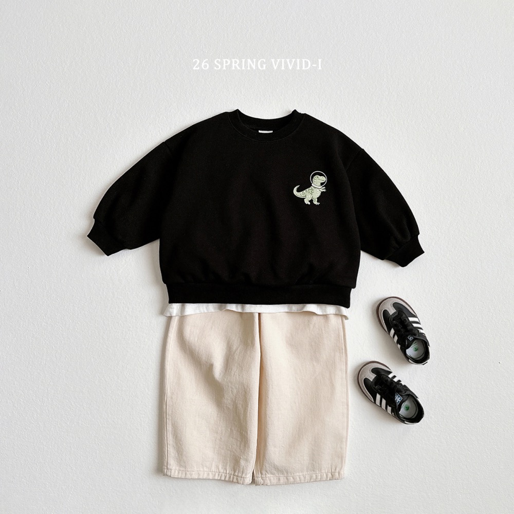 VIVID 春季前後恐龍圖案大學T-細節圖7