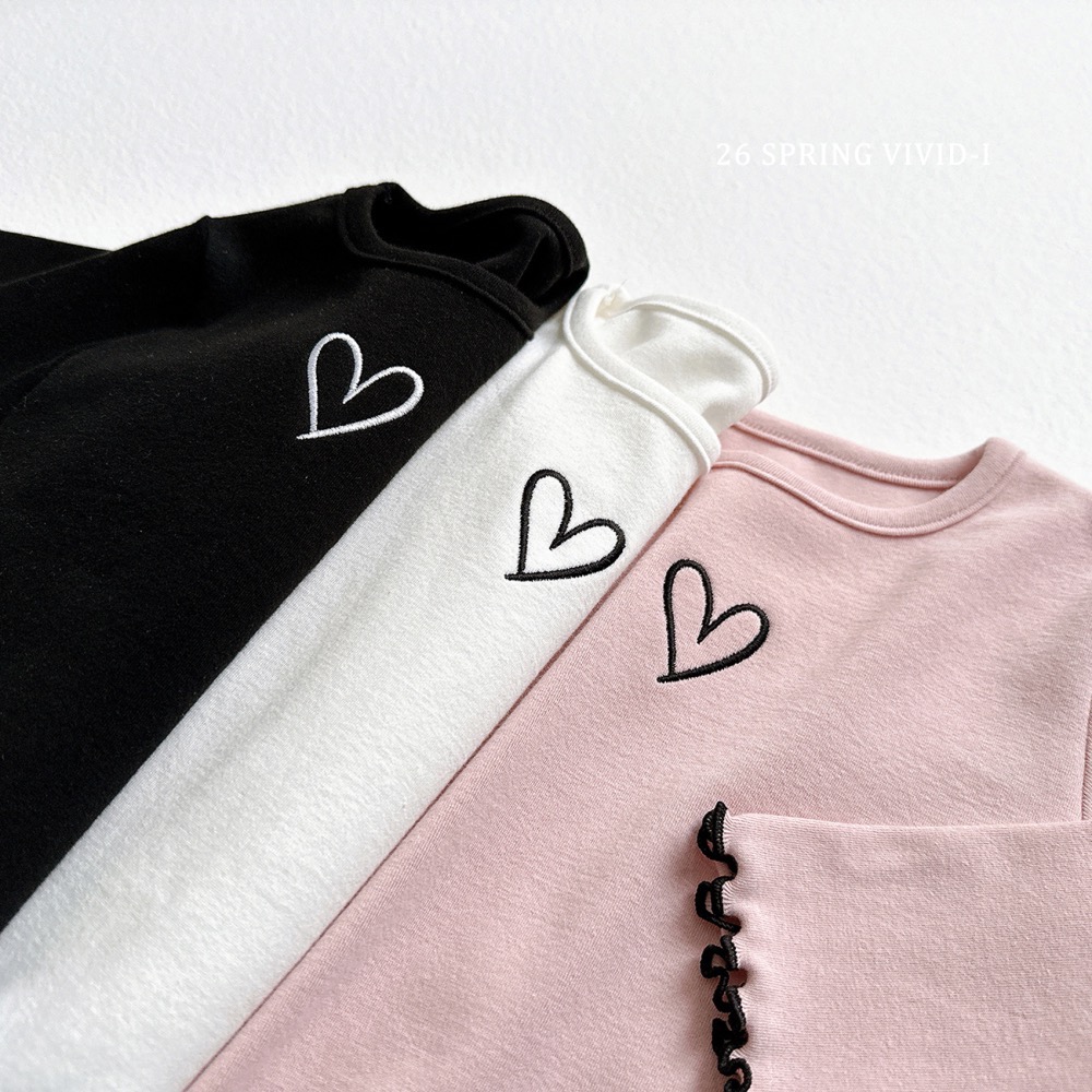VIVID 春季刺繡愛心上衣-細節圖3