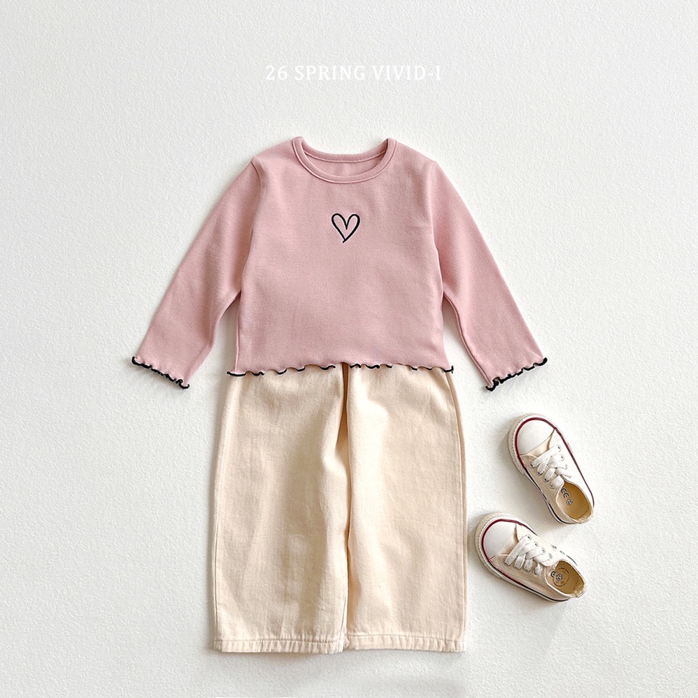 VIVID 春季刺繡愛心上衣-細節圖8