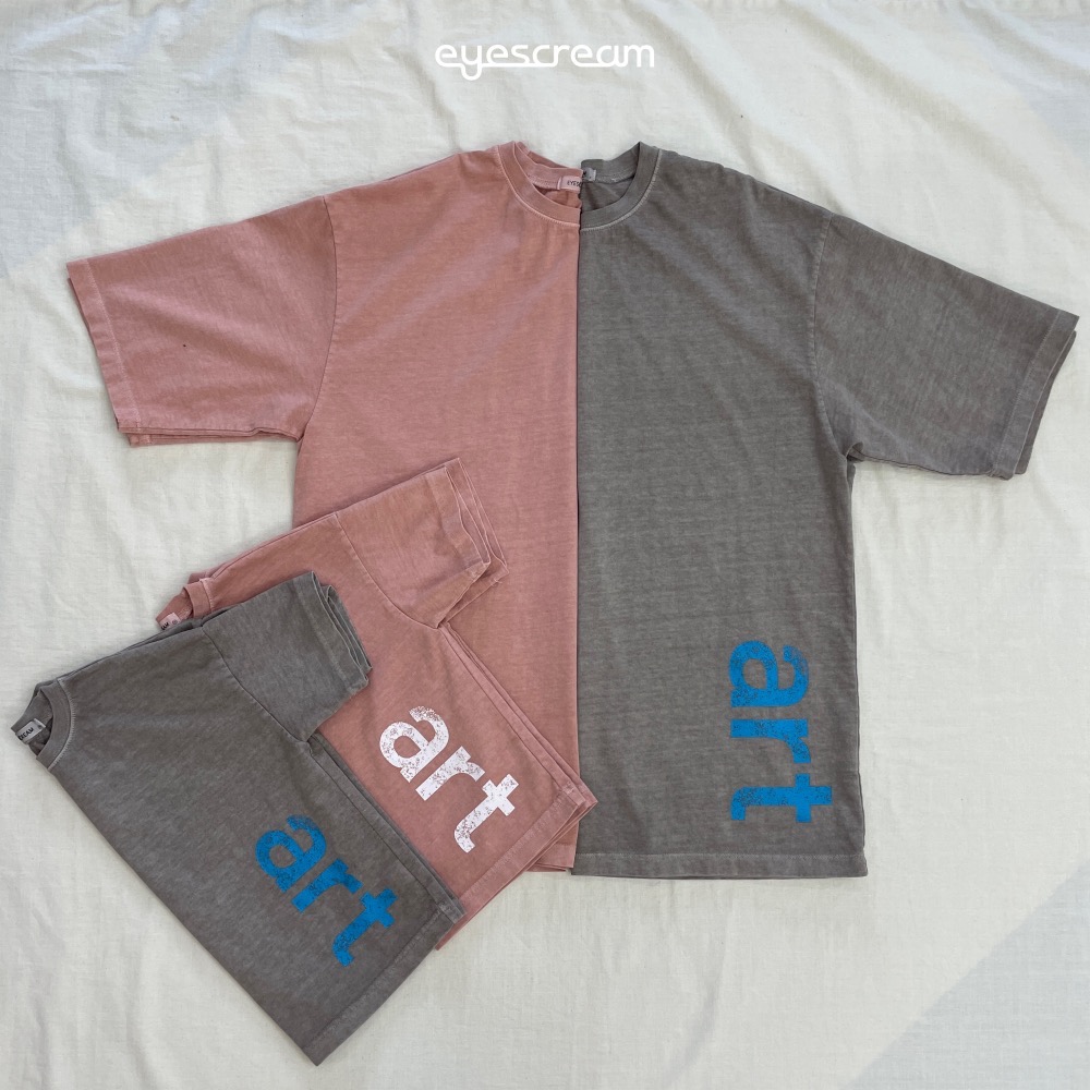 EYESCREAM春季字母印花親子T恤-細節圖11