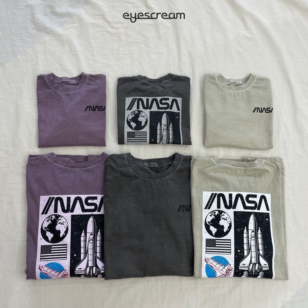 EYESCREAM春季外太空火箭印花親子上衣-細節圖10