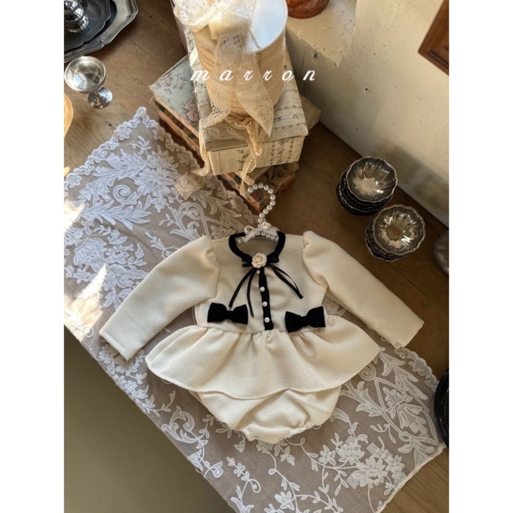 Marron春季小香氣質包屁裙-細節圖3