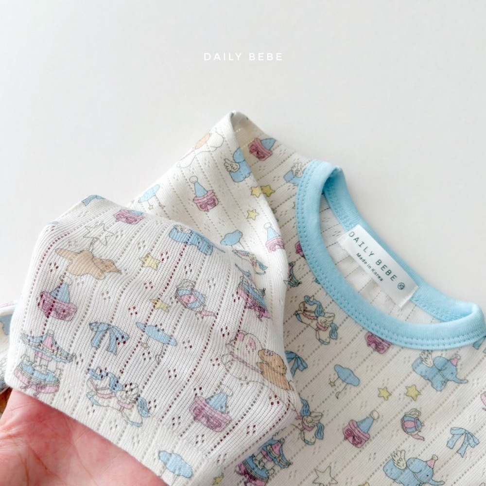 Daily Bebe 春季呼吸棉居家套裝-細節圖6