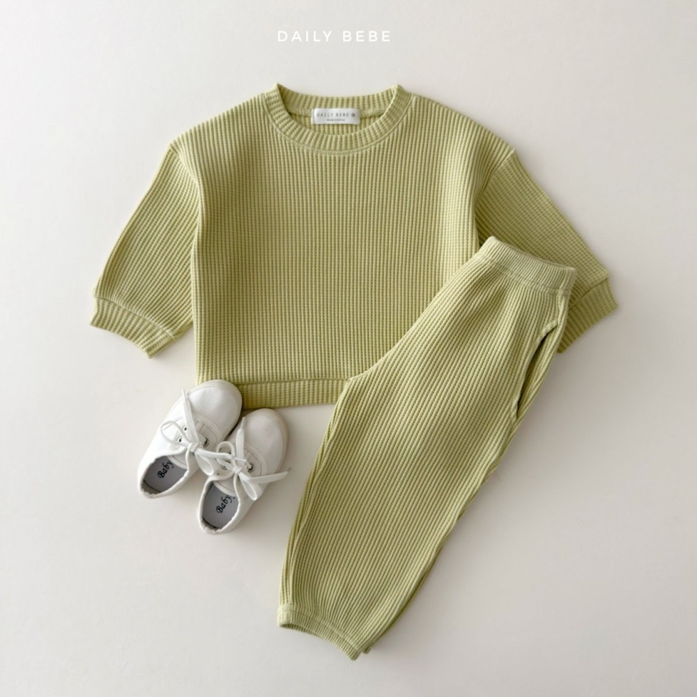Daily Bebe春季華夫格運動套裝-細節圖3