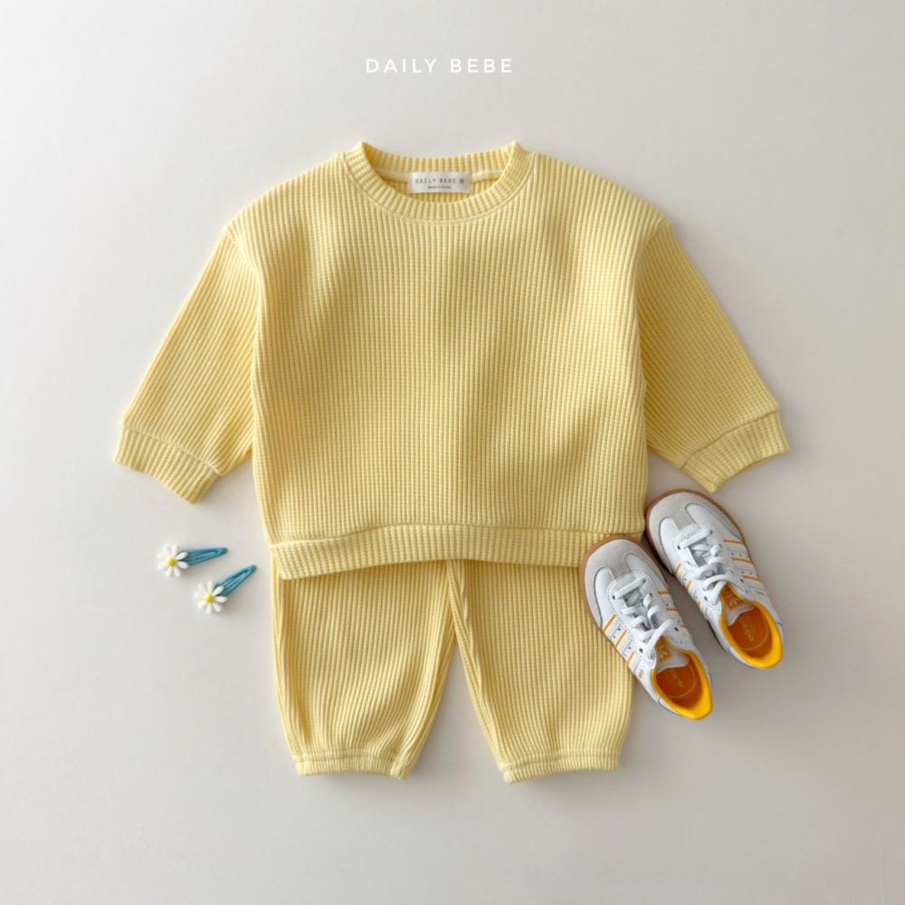 Daily Bebe春季華夫格運動套裝-細節圖5