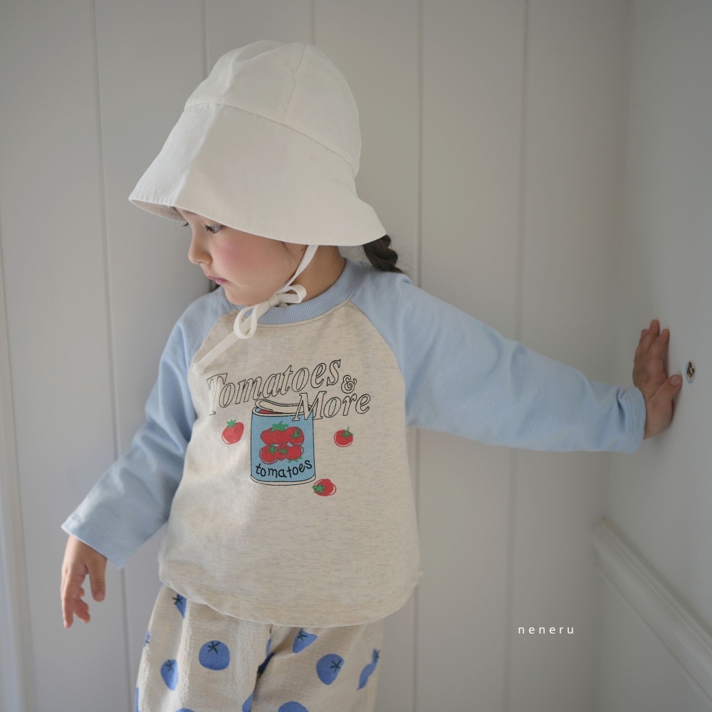 NENERU 春季蕃茄罐圖案上衣-細節圖3