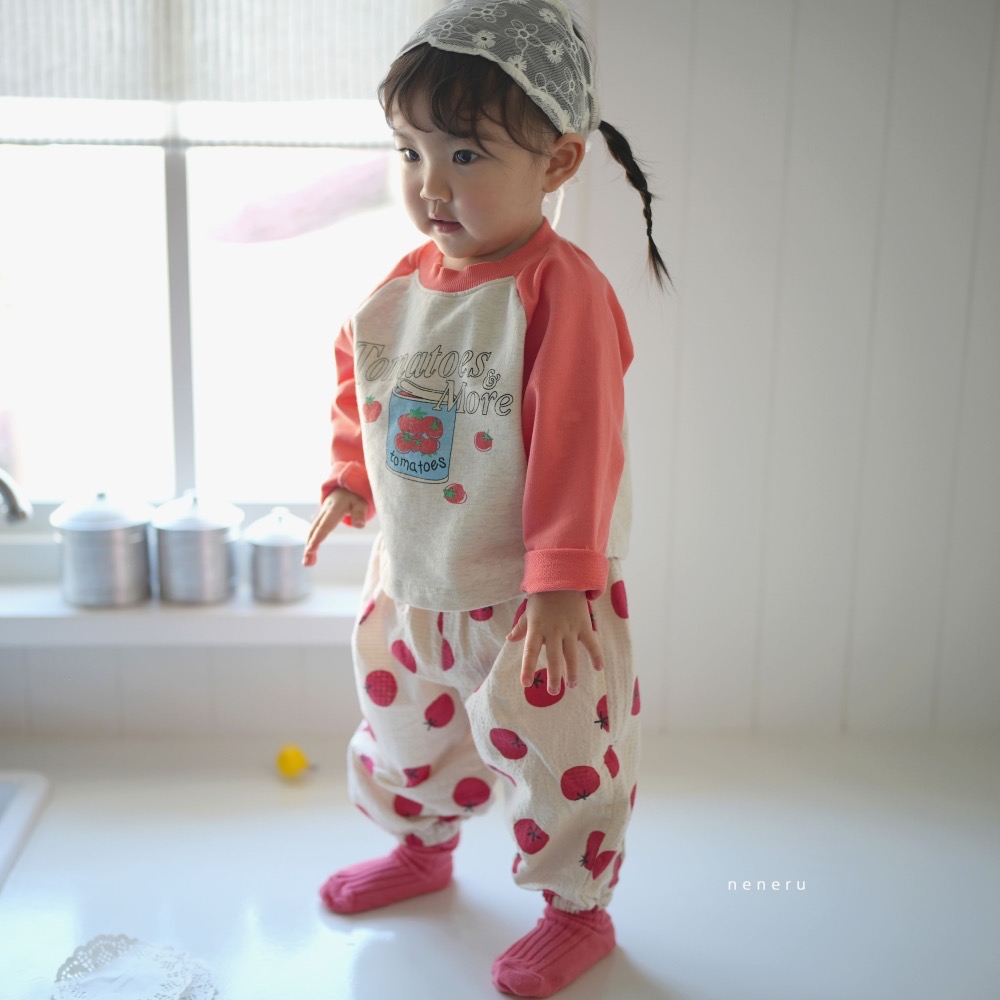 NENERU 春季蕃茄罐圖案上衣-細節圖4