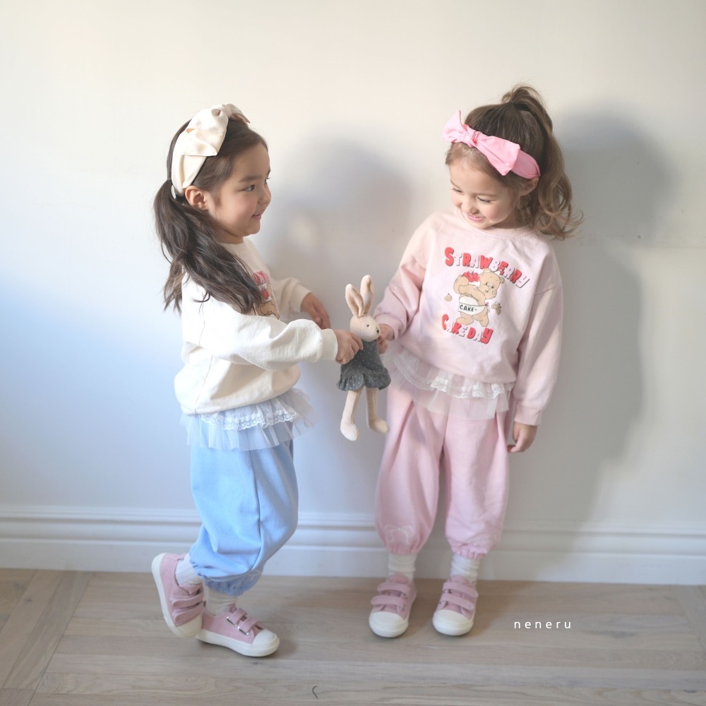 NENERU 春季小熊印花上衣-細節圖3